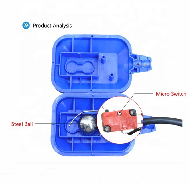 EM15-2 2M 3M 4M 5M Controller Float Switch Water Level Controller Sensor for automatic control float valve