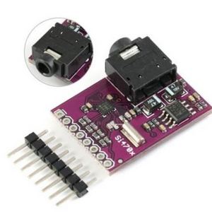 Si4703 FM Tuner Evaluation Board Radio Tuner Development Board Module with 3.5MM Headphone Audio Jack