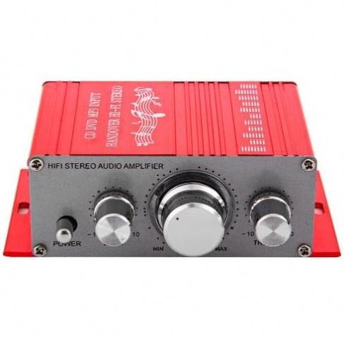 HY-2001 Hi-Fi Mini Amplifiers Audio for Motorcycle Auto Car Home Power Amplifier Stereo Sound Mode USB/MP3/FM/DVD/SD