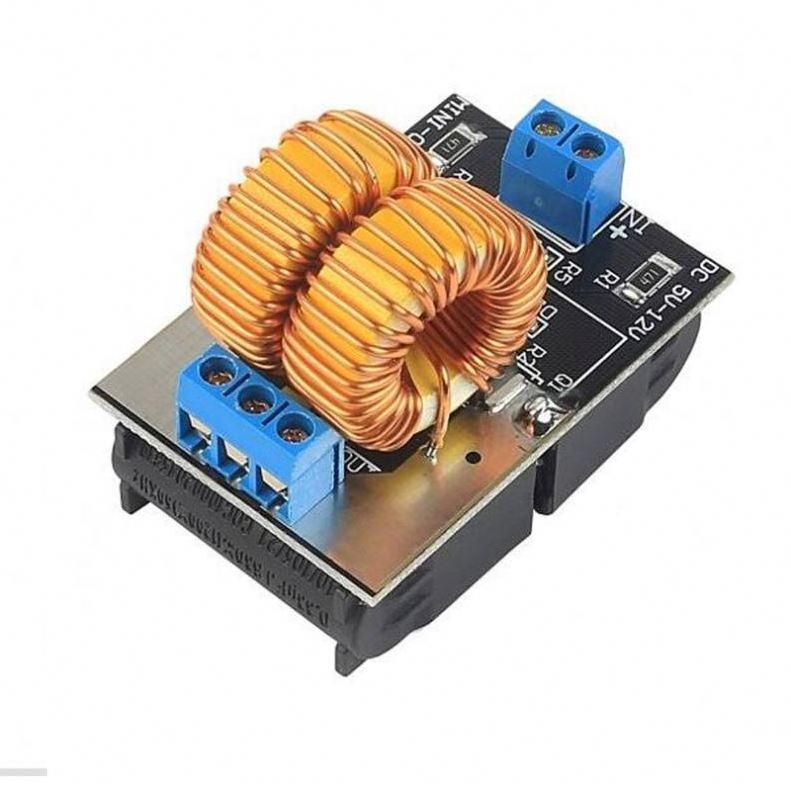 5-12V 120W Mini ZVS induction heating board Flyback driver heater DIY Cooker+ ignition coil