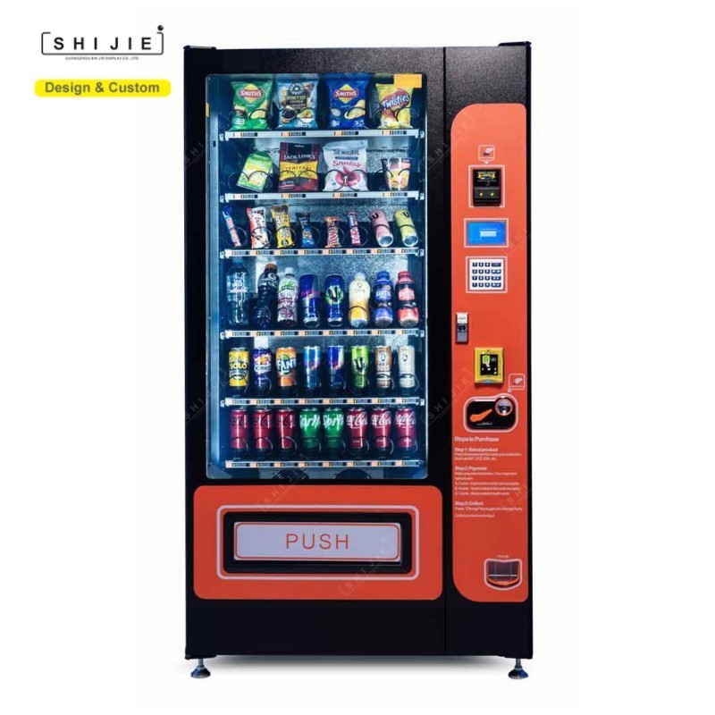 Energy drinks vending case pop snacks ramen Japanese smoothie soda can bucks coffee toy water bottle vending machine