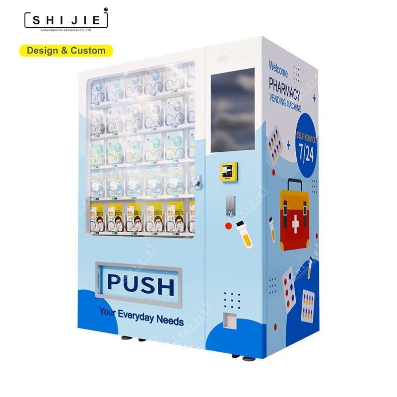 Self-service healthy fresh Food Vending Machine Eggs Salad Cakes Sell automatic fruit and vegetables vending machines