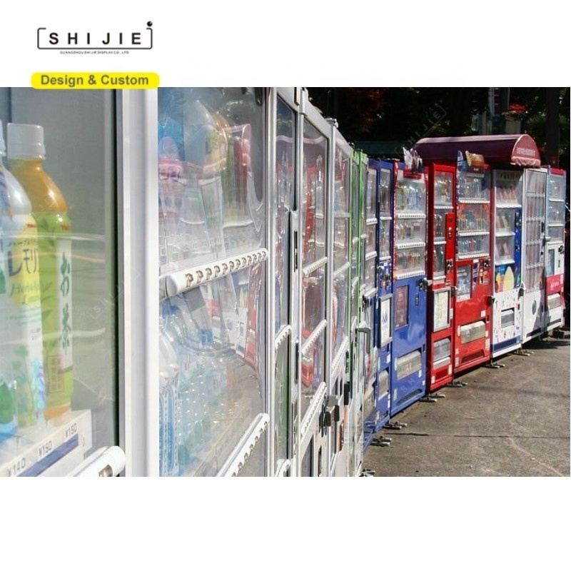 Self-service soda drink vending machines customized automatic beverage dispenser bottle ice coca cola vending machine