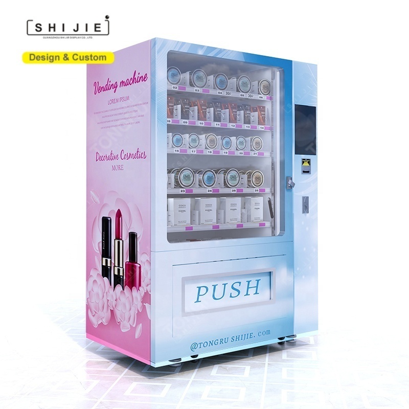 Cosmetics eyelash vending machine hair lash makeup products sale business equtiment beauty vending machine