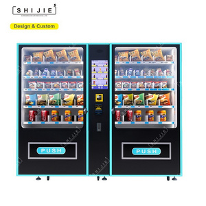 Automatic retail item credit card reader snack vending machine for storage food and drinks