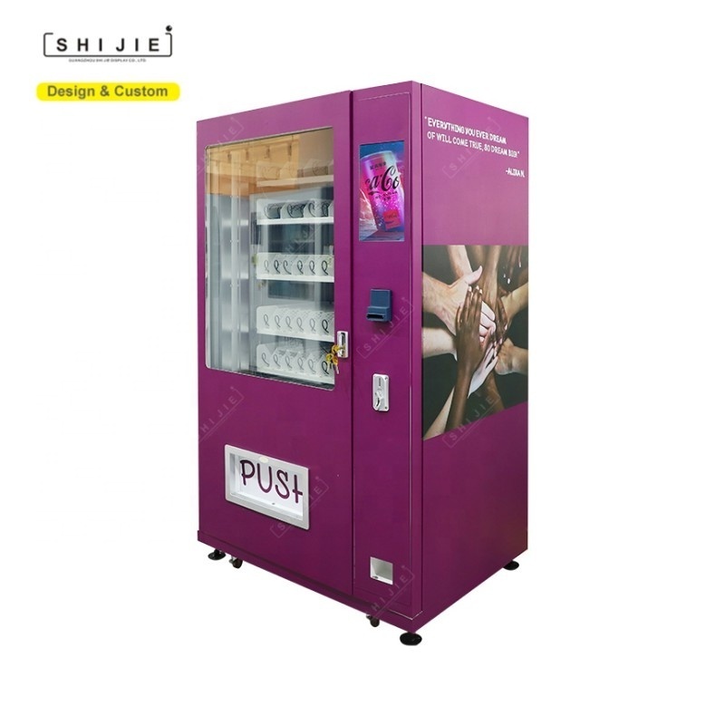 Small Businesses Distributeur Automatique Snack Food Vending Machines Smart Subjective Vending Machine For Foods And Drinks