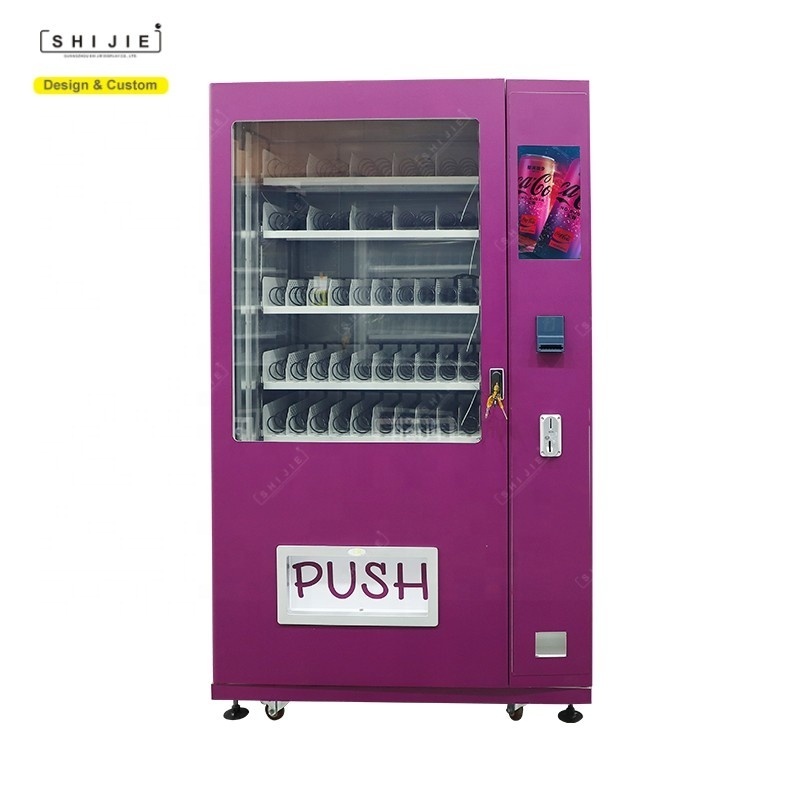 Small Businesses Distributeur Automatique Snack Food Vending Machines Smart Subjective Vending Machine For Foods And Drinks