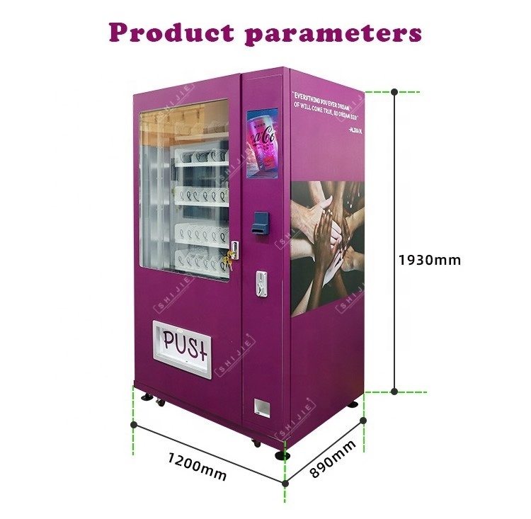 Small Businesses Distributeur Automatique Snack Food Vending Machines Smart Subjective Vending Machine For Foods And Drinks