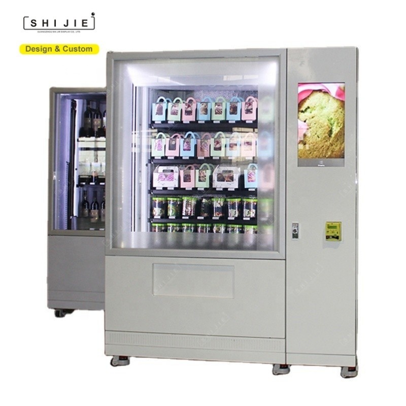 Factory Snack and Drink Cup Instant Noodle Combo Food Ramen Vending Machine With Hot Water Dispenser