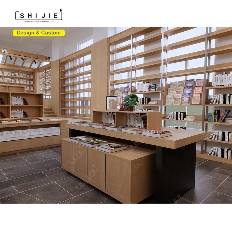 Modern libreria bambini bibliotecas design wooden tables and chairs industrial library bookshelves