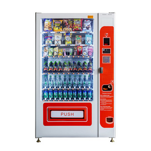 OEM Factory Self-service convenience store foods combo vending machine snacks and drinks shelf vending machine