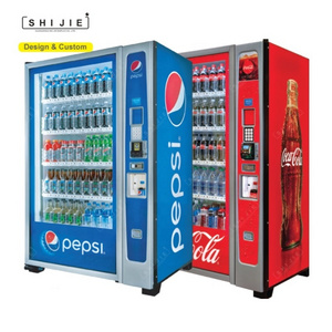 Self-service soda drink vending machines customized automatic beverage dispenser bottle ice coca cola vending machine