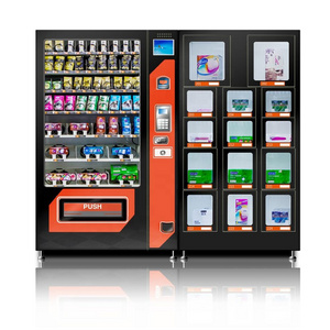 Outdoor medical combo snacks vending machines drinks combo wifi smart touch screen coffee vending machine