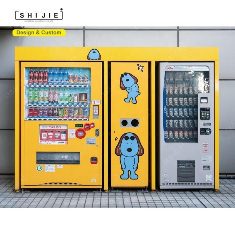 Self-service soda drink vending machines customized automatic beverage dispenser bottle ice coca cola vending machine