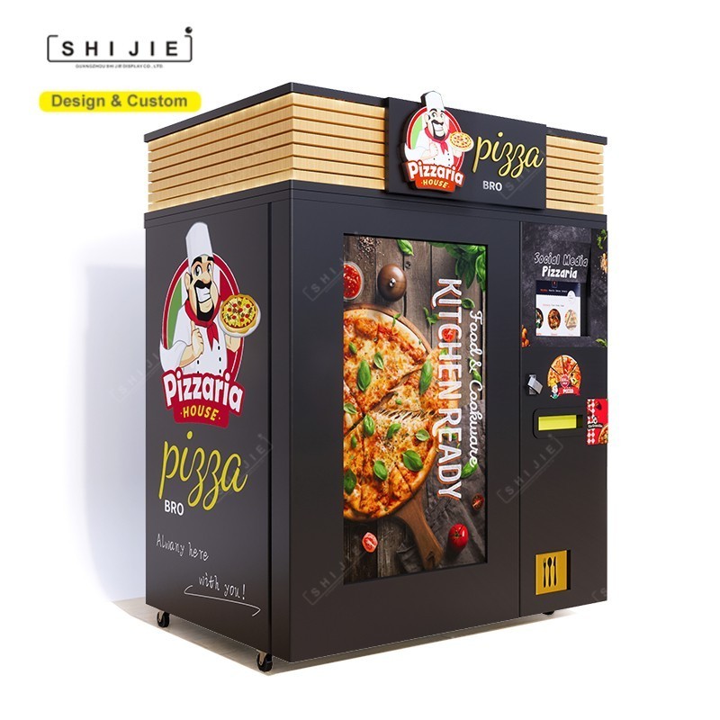 Commercial Outdoor Eerection Robot Pizza automat voll automatic Fast Food Fully Automatic Pizza Vending Machine For Sale