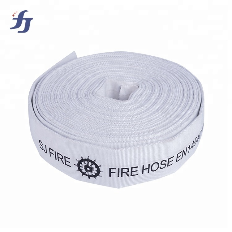 13bar 65mm High Quality Canvas Fire Hose PVC Lining 4 Inch Water Fire Hose