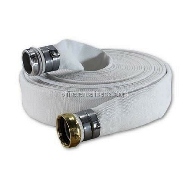 China manufacturer 50mm 2 inch 8bar white pvc fire hose