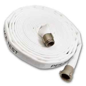 1.5" x 100 ft white lay flat forestry fire hose