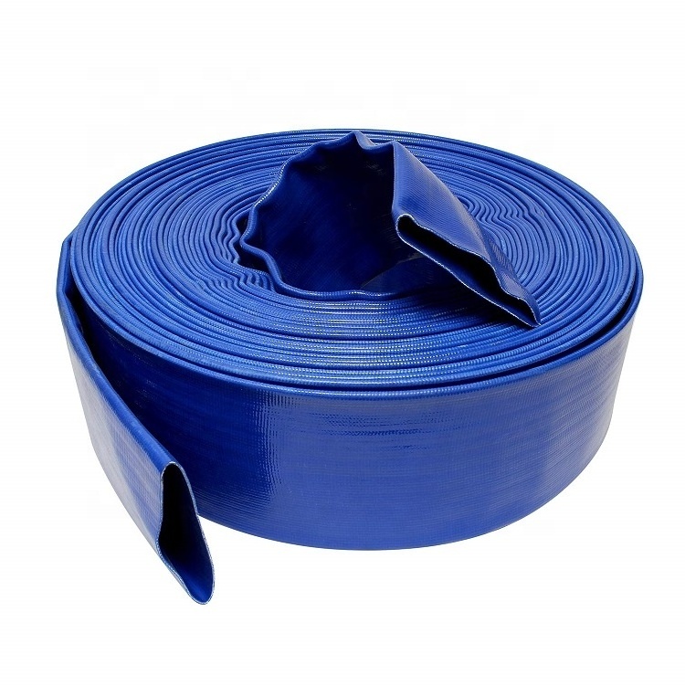 Factory Wholesale Discharge Water Hose Pipe PVC Layflat Hose