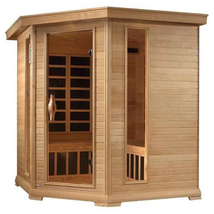 Customized Individual Group Wooden Mini Sauna Steam Capsule Room Cabine Indoors Outdoors External Without Heater