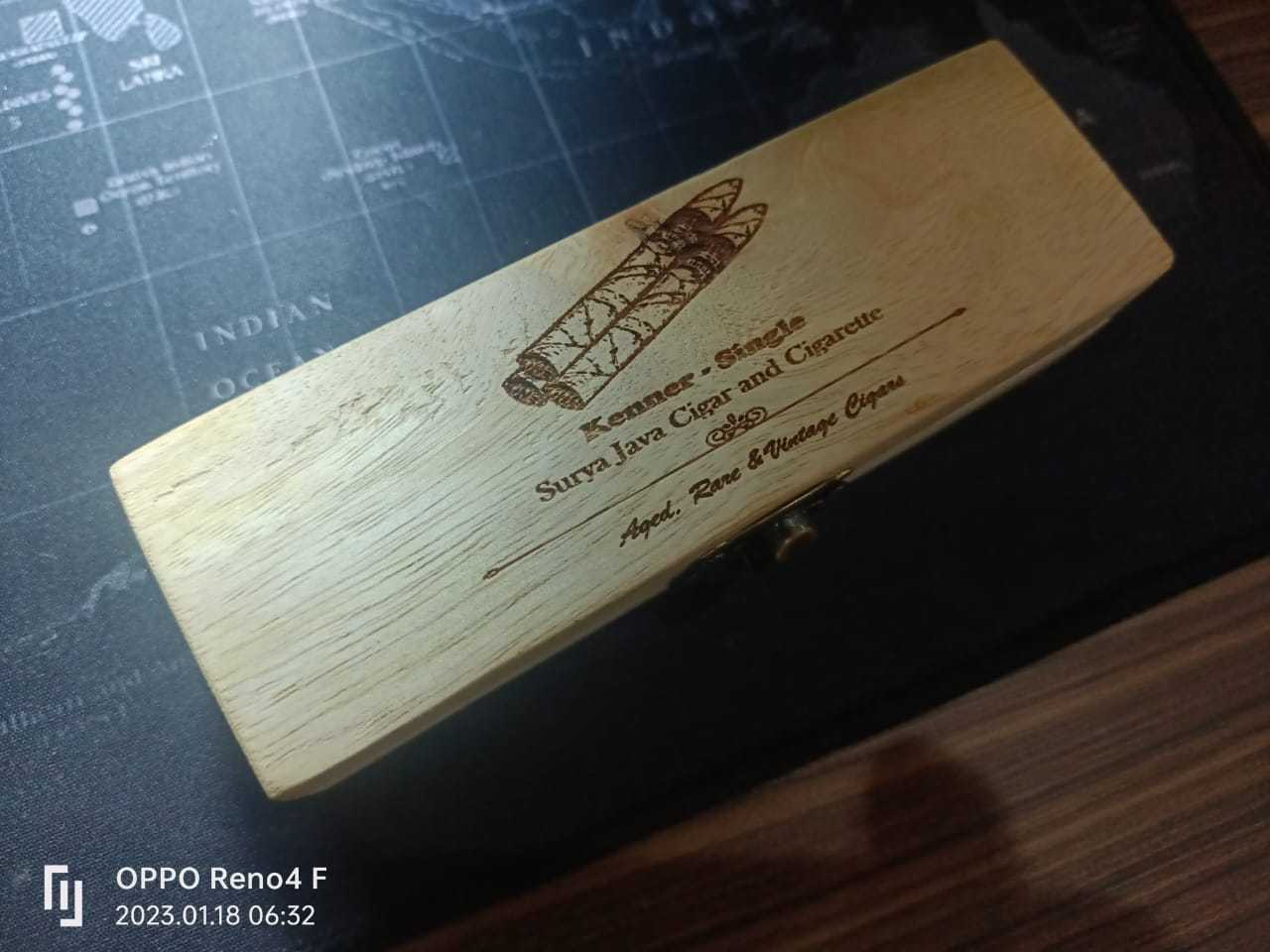 Hot Sale 100% Indonesia Made Recycled Wooden Box With Original Short Medium Long Size Tobacco Leaf Mild Soft Taste Javan Cigars