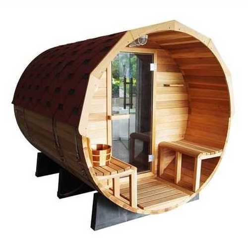 Customized Individual Group Wooden Mini Sauna Steam Capsule Room Cabine Indoors Outdoors External Without Heater