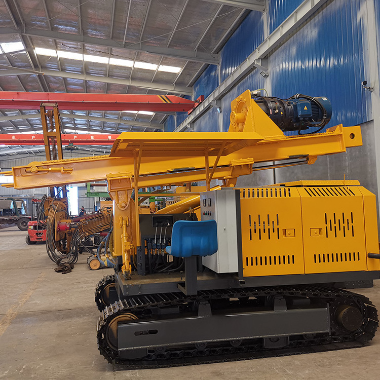 Micropile Drilling Rig Small Piling Rig Rotary solar drop hammer pile driver