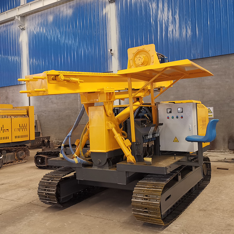 Fence pole post install pile driver machine hydraulic pile driver driving machine for sale