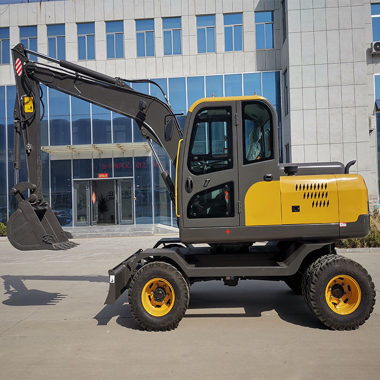 Tire Hydraulic Excavator Digger Small Wheeled Excavators For Sale Mini Construction Wheel Excavator