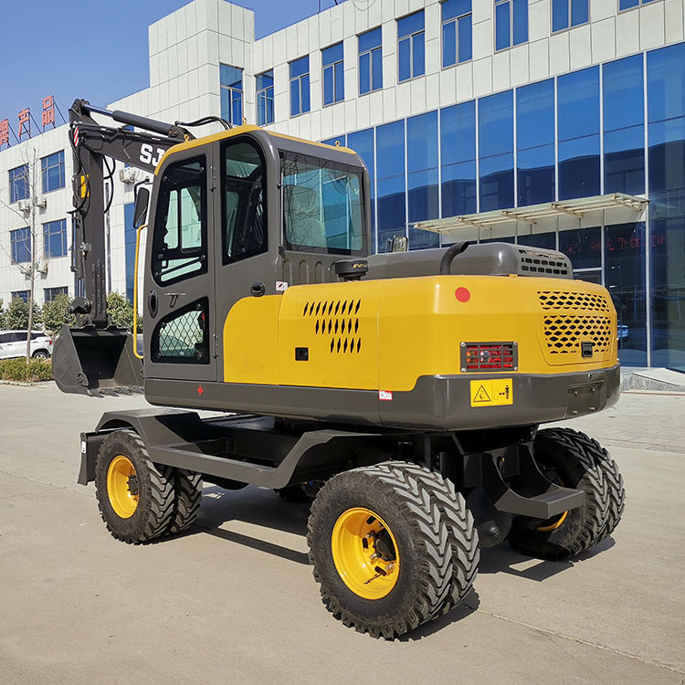 Tire Hydraulic Excavator Digger Small Wheeled Excavators For Sale Mini Construction Wheel Excavator