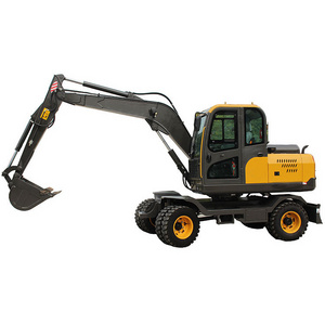 Tire Hydraulic Excavator Digger Small Wheeled Excavators For Sale Mini Construction Wheel Excavator