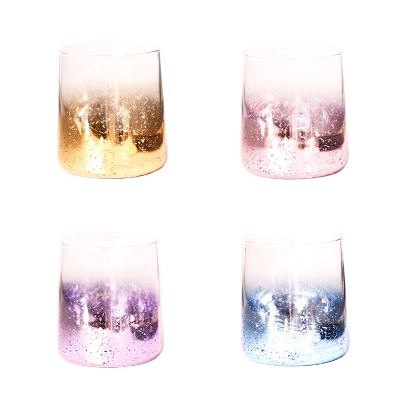 SJ glassware ordinary glass tea coffee cup Crystal glass egg cup Home Valentine's Day Gift Starry Glass Cup