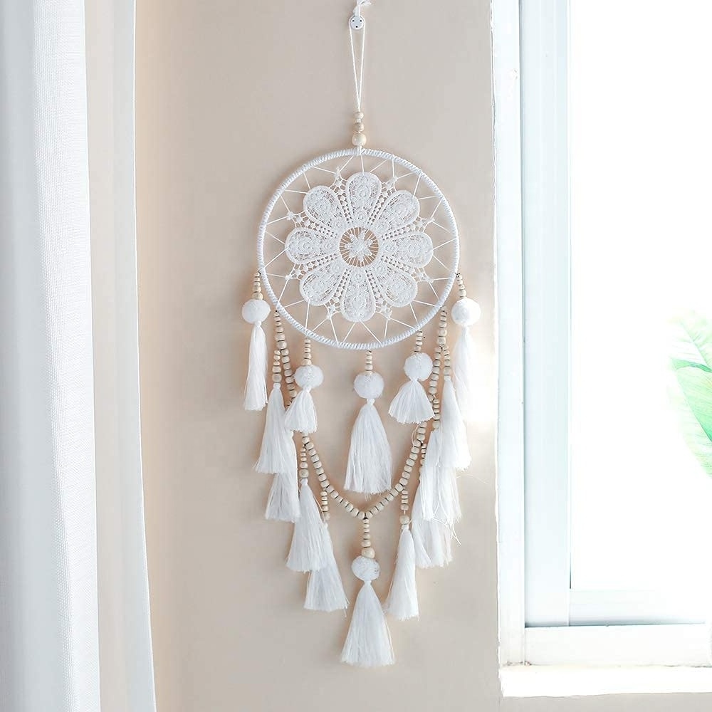 Bohemian Weaving Ornament Cactus Wall Decor Home Decoration Accessories Hanging Dreamcatcher Bedroom Nursery Baby Kids Rooms