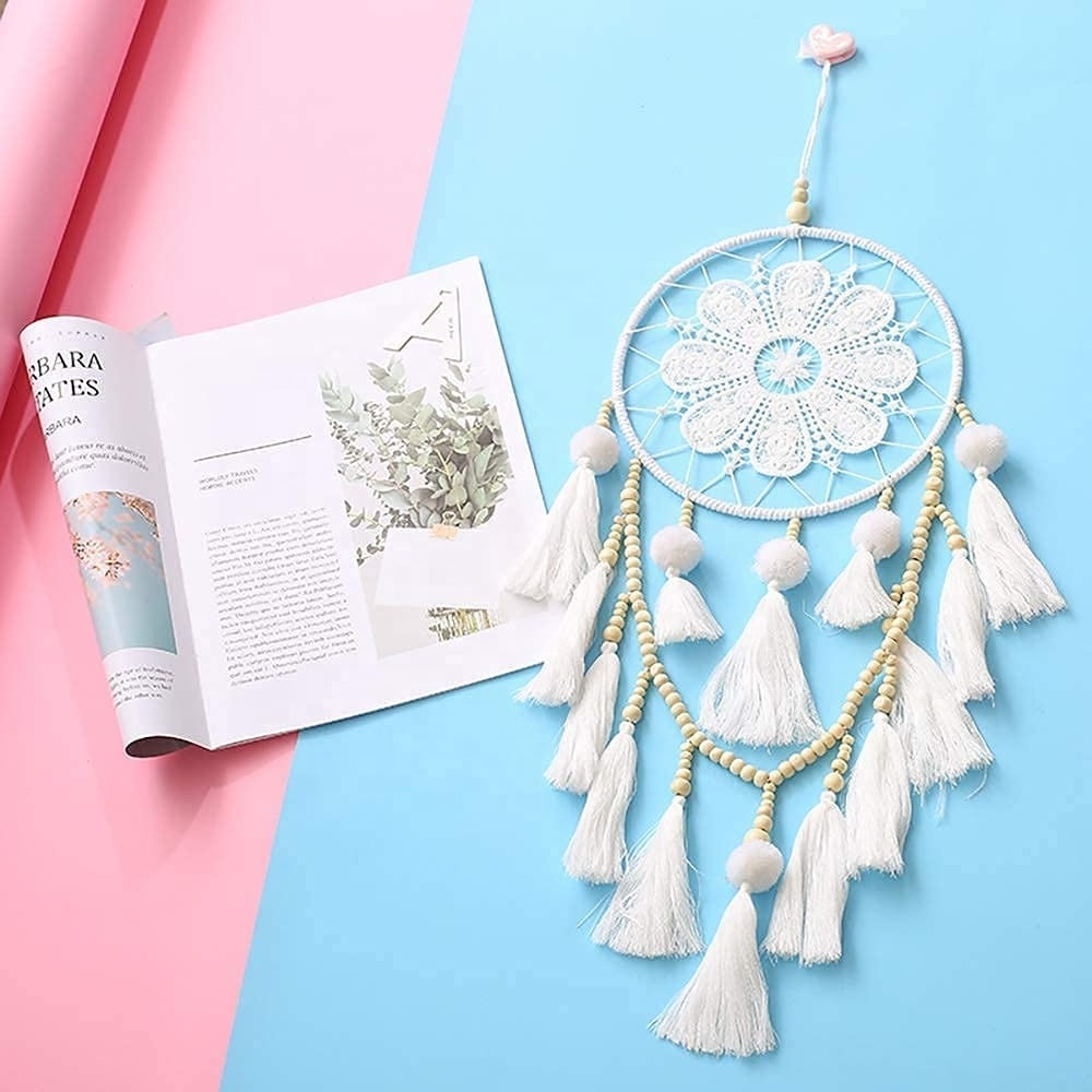 Bohemian Weaving Ornament Cactus Wall Decor Home Decoration Accessories Hanging Dreamcatcher Bedroom Nursery Baby Kids Rooms