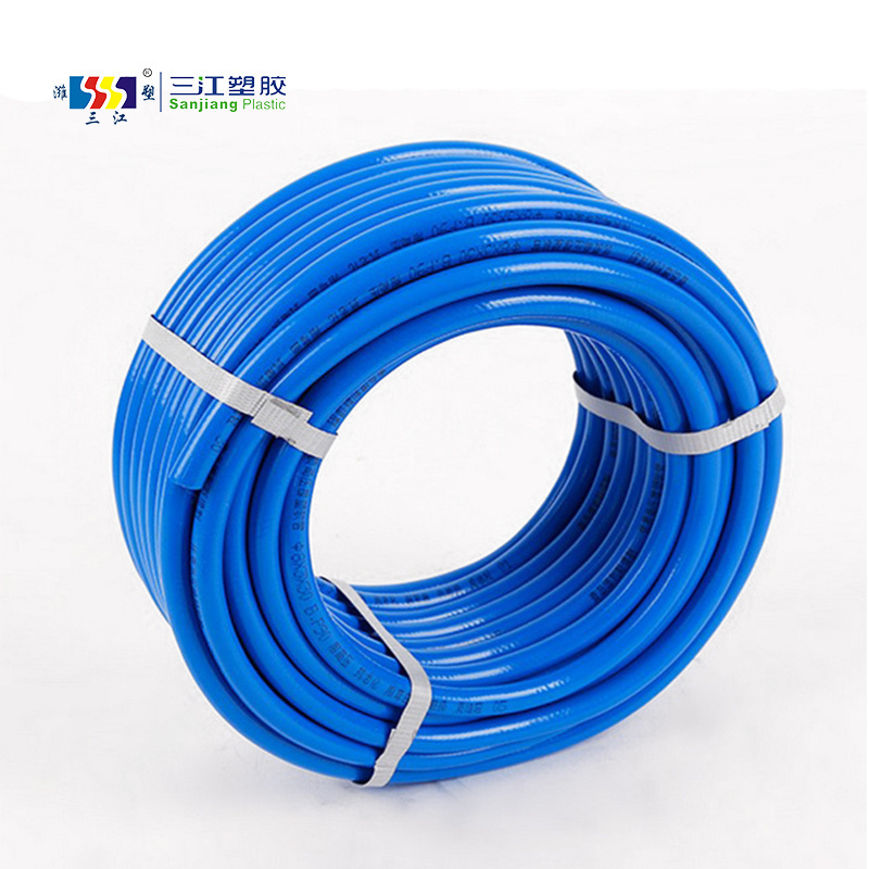 PVC spray hose yellow color high pressure PVC BRAIDED HOSE 220 bar PVC water hose pipe