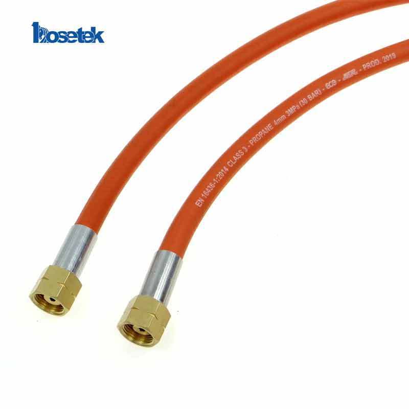 EN ISO 3821 Standard 300 PSI Orange Plastic PVC LPG Hose 20 Bar LPG GAS Cooking Gas Cutting Hose Pipe