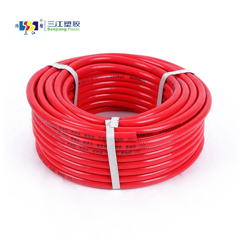 PVC spray hose yellow color high pressure PVC BRAIDED HOSE 220 bar PVC water hose pipe