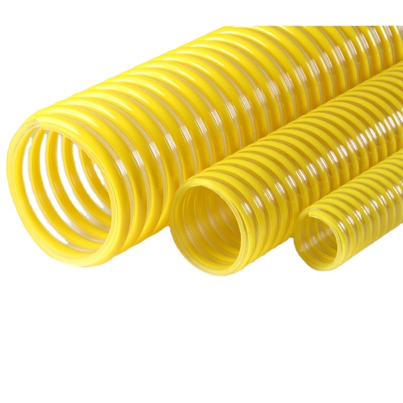 Flexible Helix Pipe Pvc Orange Suction Hose