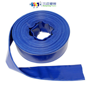 High Pressure 6 bar Large Diameter 6 Inch  PVC Layflat Water Discharge Hose  Farm Irrigation Hose Pipes