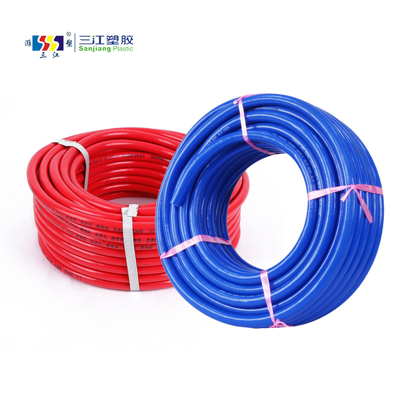 PVC spray hose yellow color high pressure PVC BRAIDED HOSE 220 bar PVC water hose pipe