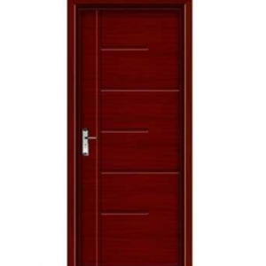 Simple design natural wood grain interior bedroom wood door