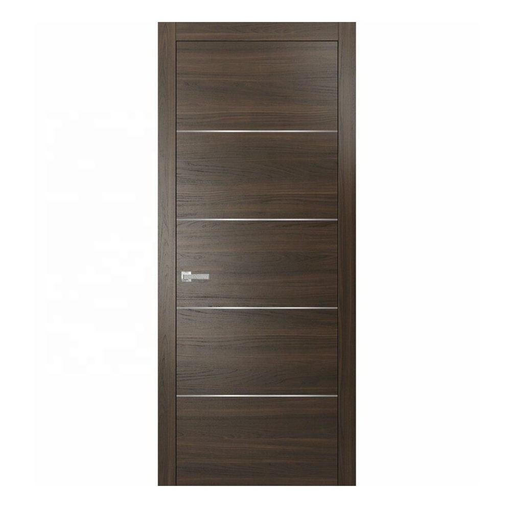 Modern Interior Room Solid Wooden Doors With Glass for Bedrooms Office Wooden Door Designs