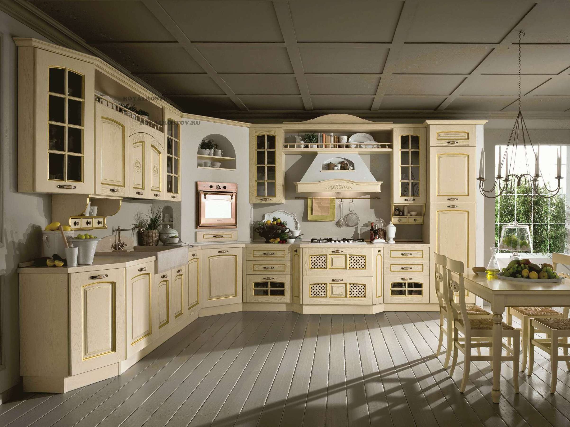 High quality factory made wooden kitchen and pantry cabinet