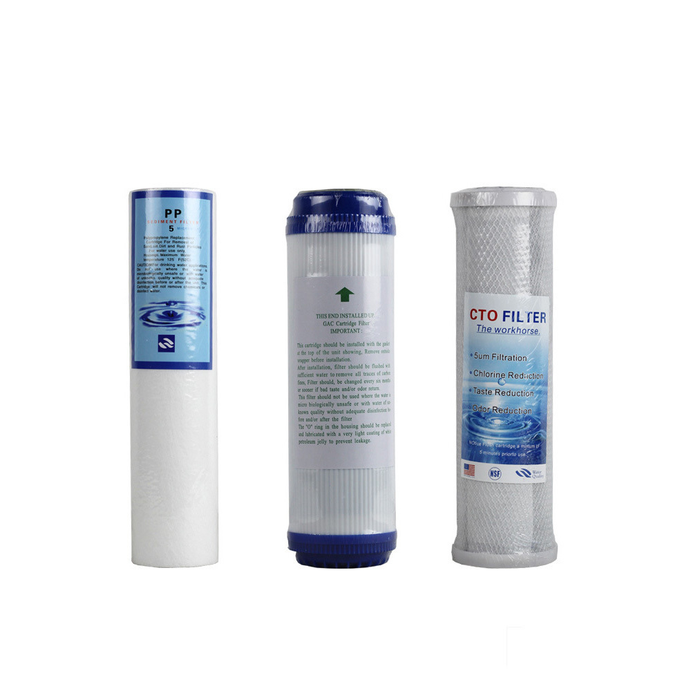 Hot Sale High Quality Melt blown PP UDF GAC CTO Water Filter Cartridge