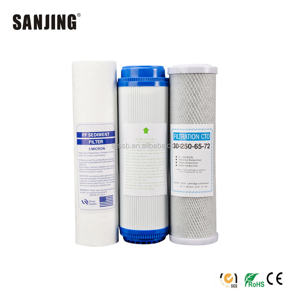 Hot Sale High Quality Melt blown PP UDF GAC CTO Water Filter Cartridge