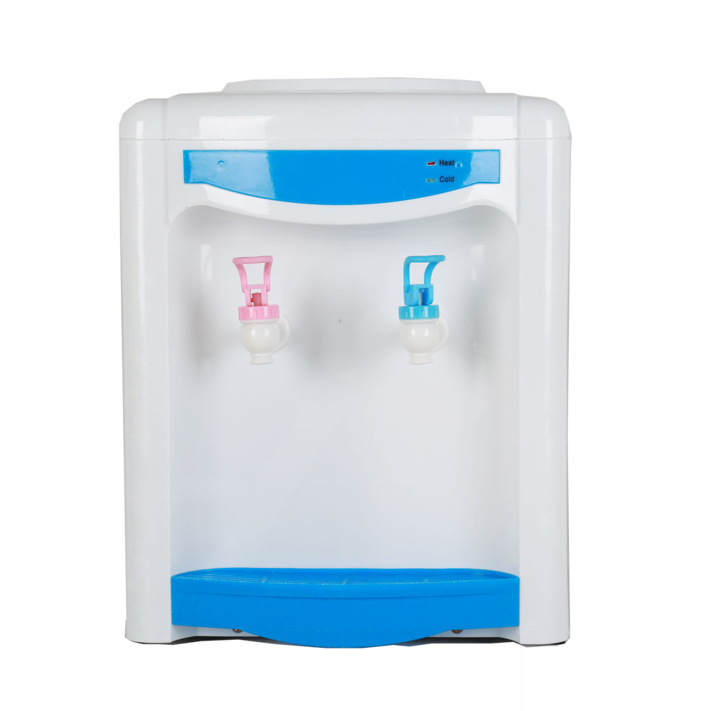 Desktop Bottled Table Cooler hot and cold water dispenser with mini fridge