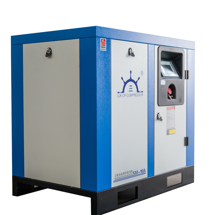 Small screw air compressors in the air compressor industry are used in conjunction with air storage tanks for dryers