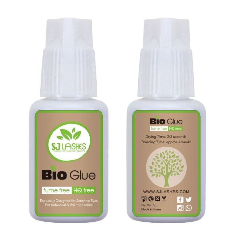 BIO Glue Private Label Bio Lash Adhesive 5g Hypoallergenic Individual Eyelash Extension Glue With MSDS Safe Lash Supplies