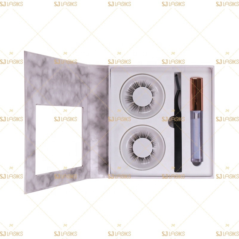 Eyelash Package Premade Eyelash Extension Kit DIY Eyelashes Set with Glue and Applicator