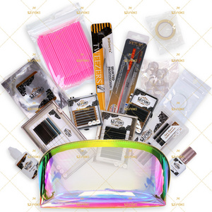 Eyelash Extensions Kit Bag For Salons Own Logo Stickers Tools/Glue/Remover